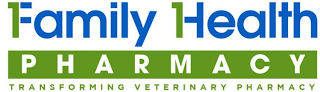 1FAMILY 1HEALTH PHARMACY TRANSFORMING VETERINARY PHARMACY logo
