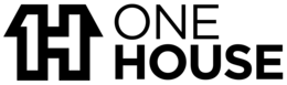 1H ONE HOUSE logo
