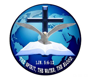 1JN. 5:6-12 THE SPIRIT, THE WATER, THE BLOOD. logo