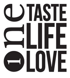 1NE TASTE LIFE LOVE logo