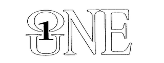 1ONE/UNE logo
