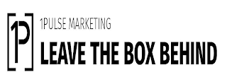 1P 1PULSE MARKETING LEAVE THE BOX BEHIND logo