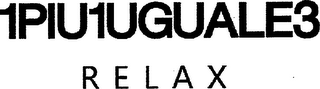 1PIU1UGUALE3 RELAX logo