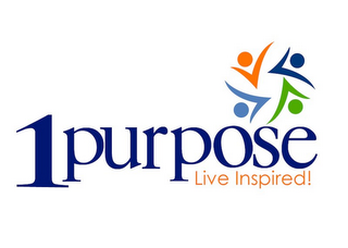 1PURPOSE LIVE INSPIRED! logo