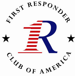 1R FIRST RESPONDER CLUB OF AMERICA logo