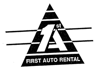 1ST A FIRST AUTO RENTAL logo
