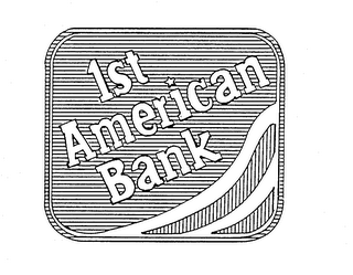 1ST AMERICAN BANK logo