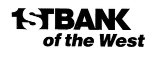 1ST BANK OF THE WEST logo