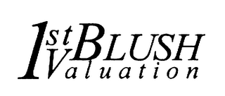1ST BLUSH VALUATION logo