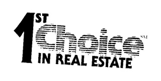 1ST CHOICE IN REAL ESTATE logo