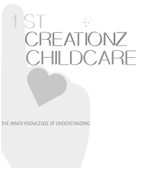 1ST CREATIONZ CHILDCARE THE INNER KNOWLEDGE OF UNDERSTANDING logo