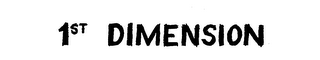 1ST DIMENSOION logo