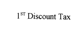 1ST DISCOUNT TAX logo