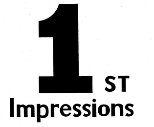 1ST IMPRESSIONS logo