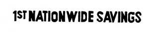 1ST NATIONWIDE SAVINGS logo