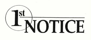 1ST NOTICE logo