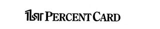 1ST PERCENT CARD logo