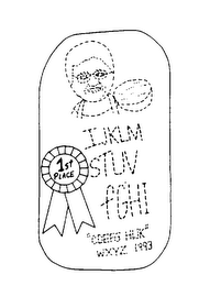 1ST PLACE IJKLM STUV FGHI "CDEFG HIJK" WXYZ 1993 logo