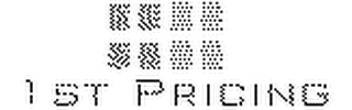 1ST PRICING logo