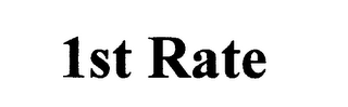 1ST RATE logo
