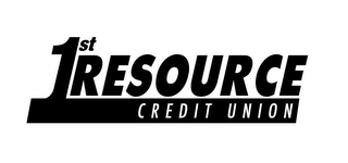 1ST RESOURCE CREDIT UNION logo