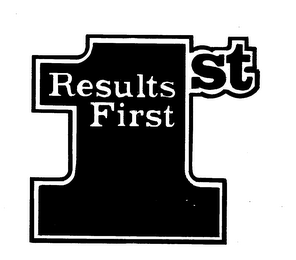 1ST RESULTS FIRST logo
