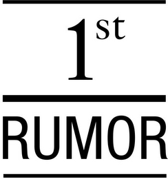 1ST RUMOR logo
