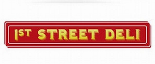 1ST STREET DELI logo