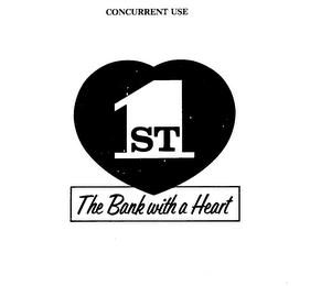 1ST THE BANK WITH A HEART logo