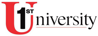 1ST UNIVERSITY logo