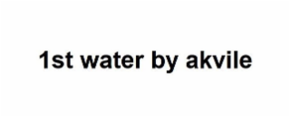 1ST WATER BY AKVILE logo