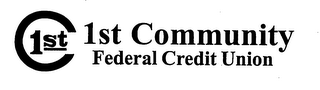 1STC 1ST COMMUNITY FEDERAL CREDIT UNION logo