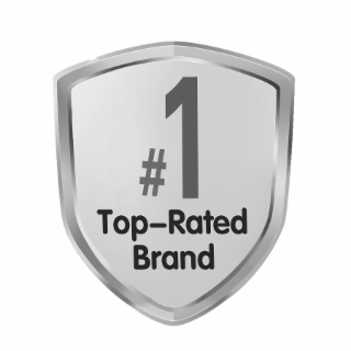 #1TOP-RATED BRAND logo