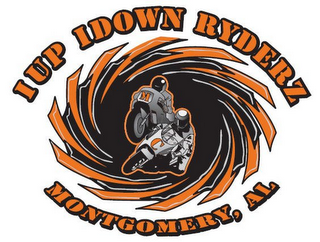 1UP 1DOWN RYDERZ MONTGOMERY, AL MC logo