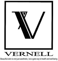 1V7 VERNELL BEAUTIFUL SKIN IS NOT JUST AESTHETIC, BUT A GATEWAY TO HEALTH AND WELL BEING logo