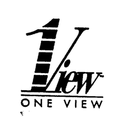 1VIEW ONE VIEW logo