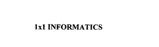 1X1 INFORMATICS logo