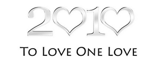 2 1 TO LOVE ONE LOVE logo