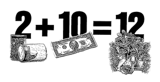 2 + 10 = 12 logo