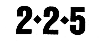 2 2 5 logo