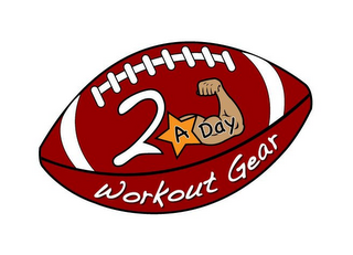 2 A DAY WORKOUT GEAR logo