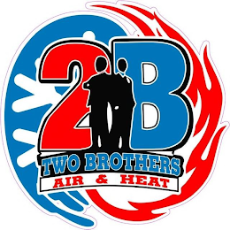 2 B TWO BROTHERS AIR & HEAT logo