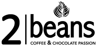 2 BEANS COFFEE & CHOCOLATE PASSION logo