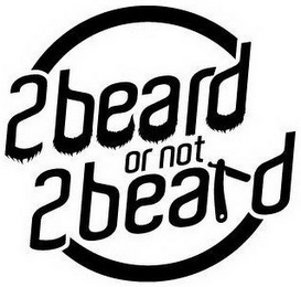 2 BEARD OR NOT 2 BEARD logo