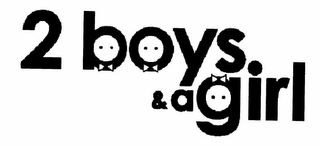 2 BOYS, & A GIRL logo