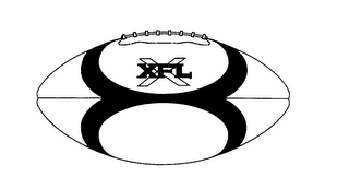 2-D XFL FOOTBALL logo