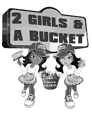 2 GIRLS & A BUCKET 2G&B 2G&B 2 GIRLS & A BUCKET logo