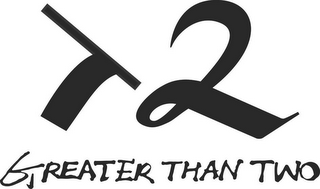 > 2 GREATER THAN TWO logo
