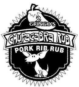 2 GRINGO'S CHUPACABRA RUB logo
