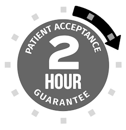 2 HOUR PATIENT ACCEPTANCE GUARANTEE logo